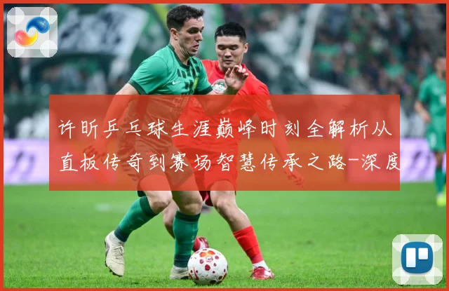 许昕乒乓球生涯巅峰时刻全解析从直板传奇到赛场智慧传承之路-深度解析